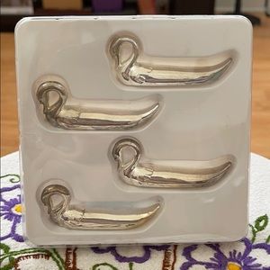 VINTAGE Silver Knife/Chopstick Rests - NOS